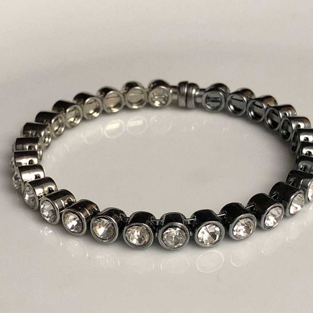 Silpada K & R Elegant Crystal Bangle Bracelet